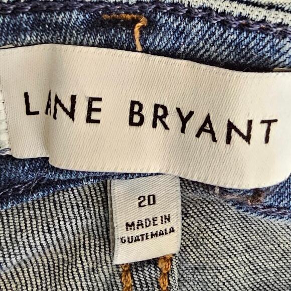 Lane Bryant Distressed Denim Jeans Medium Wash Size 20 - Picture 3 of 6
